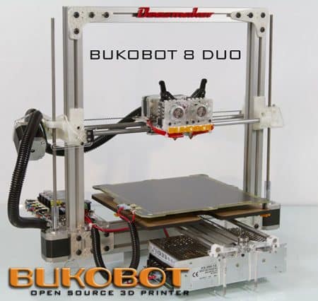 Bukobot 8 v2 Duo Kit (Dual Extruders)